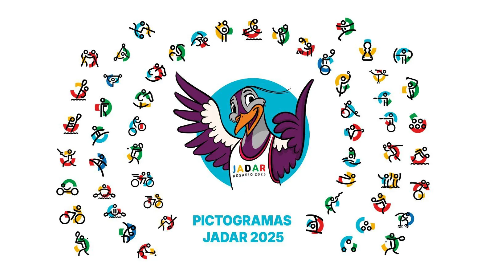 Jadar 2025 apuesta a la inclusión con pictogramas para cada deporte